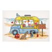 PERMIN Cross Stitch Kit 30 x 20cm - Ice Cream Truck