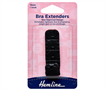 Bra Back Expander Extender 19mm - 1 Hook - black