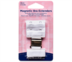 Bra Back Magnetic Expander Extender 38mm - 2 Hook - white
