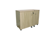 Monarch M6 Cabinet Weathered Oak Closed Cabinet