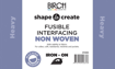 SHAPE TO CREATE I/F Non Woven Fusible Heavy 90cm - White