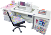 TAILORMADE - GE6 Electric Sewing Cabinet (Fully Assembled) - White Ash
