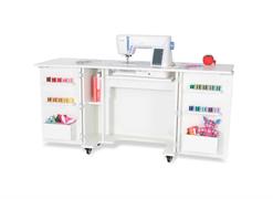 Bandicoot Sewing Cabinet - White - 1540 x 435 x 750mm (Flat Packed)