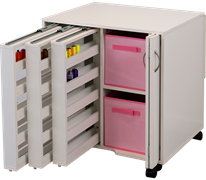 Horn Modular Pull Out Thread Holder Cabinet White