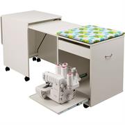 Horn Modular Overlocker Cabinet White (Flat Packed)