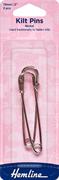 HEMLINE HANGSELL - Kilt/Skirt Pins, 75mm (2 pcs) - nickel