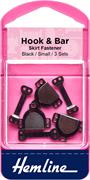 Hemline - Hook & Bar Skirt Small 3 sets - Black