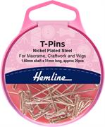 HEMLINE HANGSELL - Pins T 20Pcs - 44mm x 1.15mm