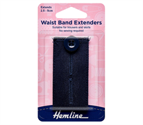 Waist Band Extender - Navy Button Type