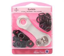 EYELETS STARTER SET 8.7MM - ONYX BLACK