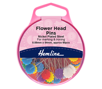 Pins Flower/Flat Head - 54mm x 0.58mm - 60pcs