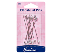 Pins Florist/Hat - 65mm - 10pcs