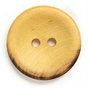 HEMLINE BUTTONS - Wooden Imitation Button - natural 25mm