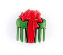 Fashion buttons - Novelty/Xmas Gift/Multi Col 25mm with Shank