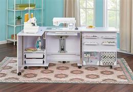 TAILORMADE - Sewing Cabinet Eclipse - Left Hand Leaf - white