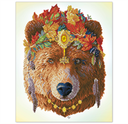DIAMOND DOTZ - Bohemian Bear - 51 x 41cm
