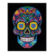 DIAMOND DOTZ - Neon Sugar Skull - 35.5 x 45.7cm