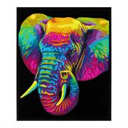 DIAMOND DOTZ - Neon Elephant - 35.5 x 45.7cm
