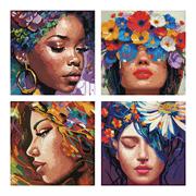 DIAMOND DOTZ - Four Beauties - 12.7 x 12.7cm