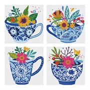 DIAMOND DOTZ - Teatime Posies - 12.7 x 12.7cm