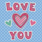 DIAMOND DOTZ - Dotz Box Love You -15 x 15cm