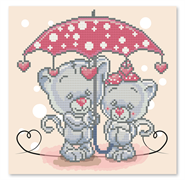 DIAMOND DOTZ - Dotz Box It's Raining Love - 28 x 28cm