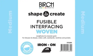 SHAPE TO CREATE I/F Woven Fusible Medium 90cm - White