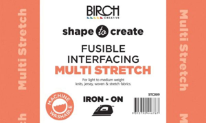 SHAPE TO CREATE I/F Multi Stretch Fusible Soft 90cm - Black