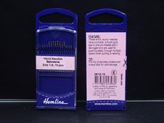 HEMLINE HANGSELL - Hand Needle - Quilting/Betweens 16 Pack size 7-9 - gold eye