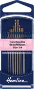 Hemline - Hand Needle Gold Eye Straw/Milliners 10 pk - size 3-9 