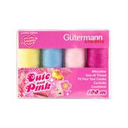 GUTERMANN Thread Set Cute & Pink Sew All 100m - 4 reels