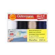 GUTERMANN Thread Set Maraflex 150m - 4 reels - Basics