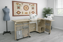 Monarch M6 Cabinet Weathered Oak (Flat Packed)