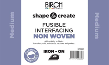 SHAPE TO CREATE I/F Non Woven Fusible Medium 90cm - White