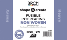 SHAPE TO CREATE I/F Non Woven Fusible Heavy 90cm - White