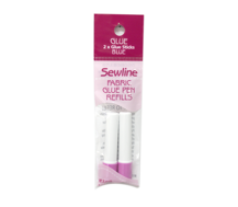 SEWLINE Fabric Glue Pen Refills Blue Qty 2