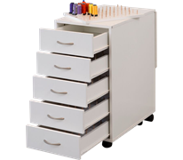 Horn Modular thread storage cabinet White