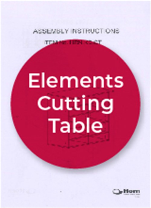 Elements Cutting Table